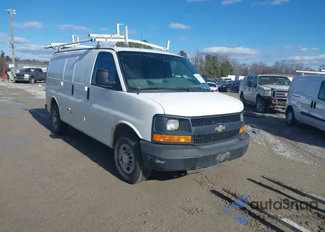 2014 Chevrolet Express 2500 Work Van from USA, damaged, VIN 1GCWGFBA2E1128062